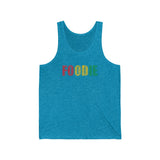 Foodie Typography - Unisex Jersey Tank