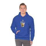 Pixelated Boba - Unisex Cotton Pullover Hoodie