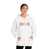 Foodie Typography - Unisex Cotton Pullover Hoodie