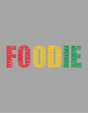 Foodie Typography - Women's Ideal Racerback Tank