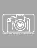 National Foodie Association (White Outline) - Women's Ideal Racerback Tank