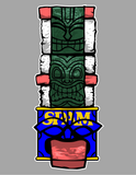 Spam Musubi Totem - Unisex Heavy Blend Crewneck Sweatshirt
