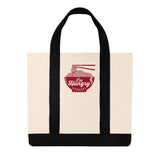 I'm Hungry Apparel Logo (Red) - Embroidered Shopping Tote