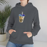 Pixelated Boba - Unisex Cotton Pullover Hoodie