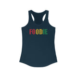 Foodie Typography - Women's Ideal Racerback Tank