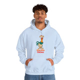 Hula Hula Chicken - Unisex Cotton Pullover Hoodie