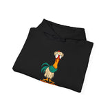 Hula Hula Chicken - Unisex Cotton Pullover Hoodie