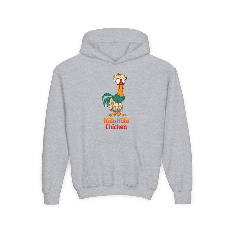 Hula Hula Chicken - Youth Heavy Blend Hooded Sweatshirt