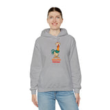 Hula Hula Chicken - Unisex Cotton Pullover Hoodie