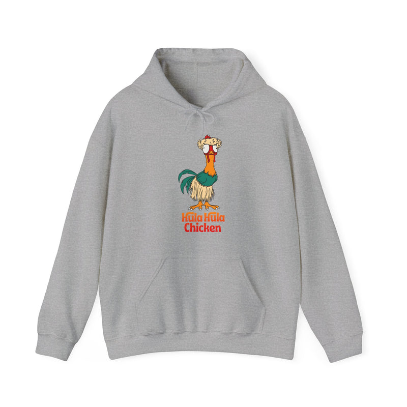 Hula Hula Chicken - Unisex Cotton Pullover Hoodie