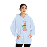 Hula Hula Chicken - Unisex Cotton Pullover Hoodie