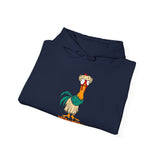 Hula Hula Chicken - Unisex Cotton Pullover Hoodie