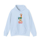 Hula Hula Chicken - Unisex Cotton Pullover Hoodie