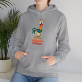 Hula Hula Chicken - Unisex Cotton Pullover Hoodie
