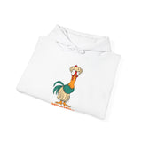 Hula Hula Chicken - Unisex Cotton Pullover Hoodie