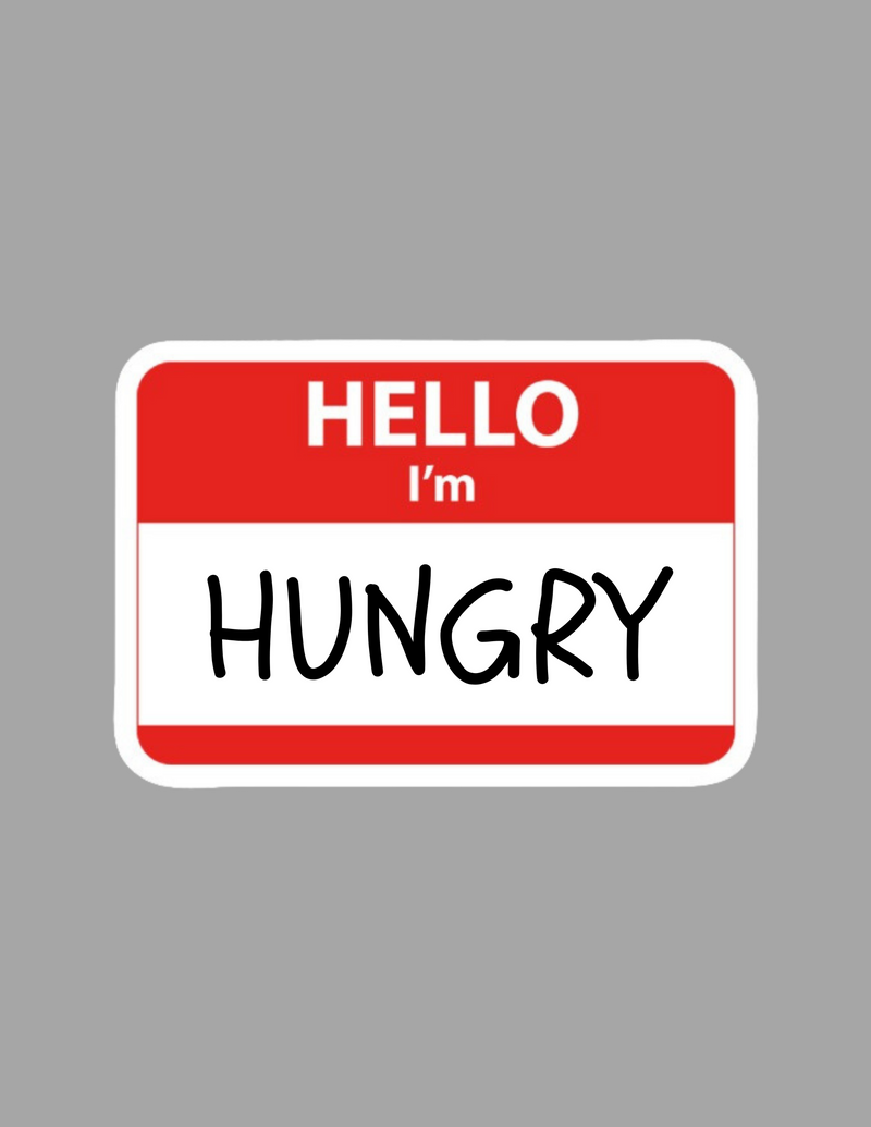 Hello I'm Hungry - Unisex Sponge Fleece Pullover Hoodie