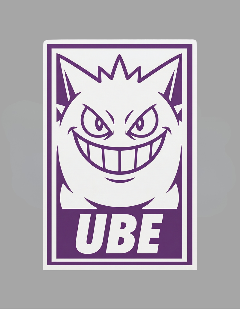 GengarUbe - Unisex Cotton Pullover Hoodie