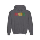 Foodie Typography - Youth Heavy Blend Hooded Sweatshirt
