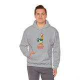 Hula Hula Chicken - Unisex Cotton Pullover Hoodie