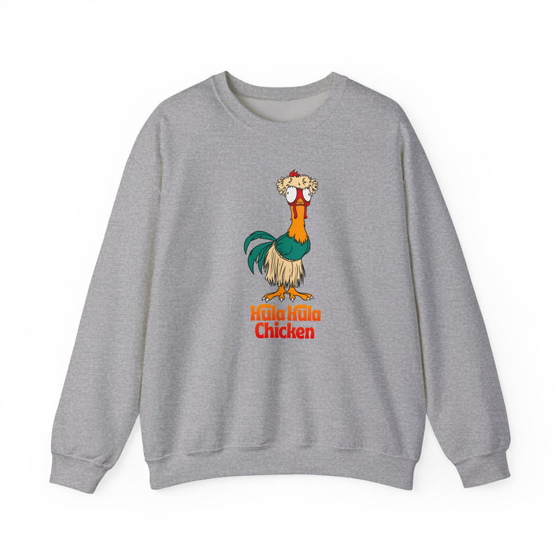 Hula Hula Chicken - Unisex Heavy Blend Crewneck Sweatshirt
