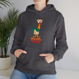 Hula Hula Chicken - Unisex Cotton Pullover Hoodie