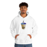 Pixelated Boba - Unisex Cotton Pullover Hoodie