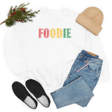 Foodie Typography - Unisex Heavy Blend Crewneck Sweatshirt