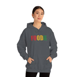 Foodie Typography - Unisex Cotton Pullover Hoodie