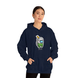 Among Us Green Boba - Unisex Cotton Pullover Hoodie