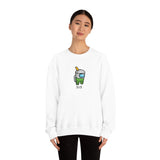 Among Us Green Boba - Unisex Heavy Blend Crewneck Sweatshirt