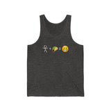 Tacos Make Me Happy - Unisex Jersey Tank