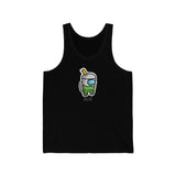 Among Us Green Boba - Unisex Jersey Tank