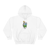 Among Us Green Boba - Unisex Cotton Pullover Hoodie