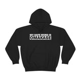 Omakase Safe Word - Unisex Cotton Pullover Hoodie