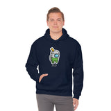 Among Us Green Boba - Unisex Cotton Pullover Hoodie