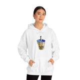 Pixelated Boba - Unisex Cotton Pullover Hoodie