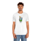 Among Us Green Boba - Unisex Jersey Short Sleeve T-shirt