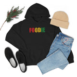 Foodie Typography - Unisex Cotton Pullover Hoodie