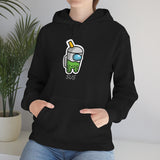 Among Us Green Boba - Unisex Cotton Pullover Hoodie