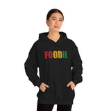 Foodie Typography - Unisex Cotton Pullover Hoodie