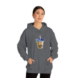 Pixelated Boba - Unisex Cotton Pullover Hoodie