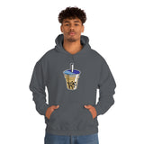 Pixelated Boba - Unisex Cotton Pullover Hoodie