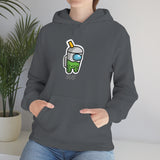 Among Us Green Boba - Unisex Cotton Pullover Hoodie