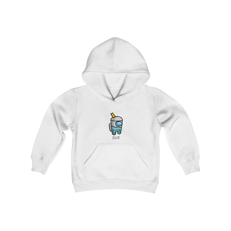 Among Us Cyan Boba - Youth Heavy Blend Hooded Sweatshirt