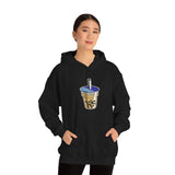 Pixelated Boba - Unisex Cotton Pullover Hoodie