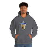 Pixelated Boba - Unisex Cotton Pullover Hoodie