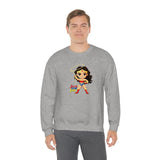 Just Us Eating League WW Lasso of Carbs - Unisex Heavy Blend Crewneck Sweatshirt