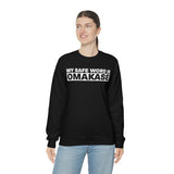 Omakase Safe Word  - Unisex Heavy Blend Crewneck Sweatshirt