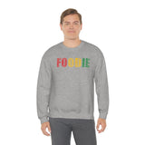 Foodie Typography - Unisex Heavy Blend Crewneck Sweatshirt