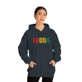 Foodie Typography - Unisex Cotton Pullover Hoodie